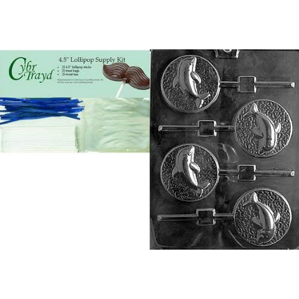 NAUTICAL-Dolphins Chocolate Candy Mold